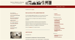 Desktop Screenshot of bmp-arbeitsrecht.de